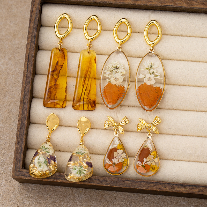 Moonlight Garden Floral Earrings