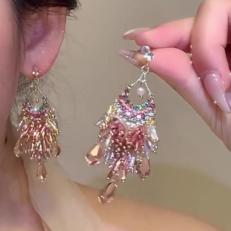 Vintage Charm Tassel Earrings