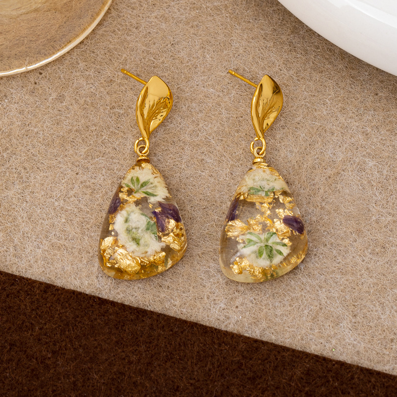 Moonlight Garden Floral Earrings - Image 3