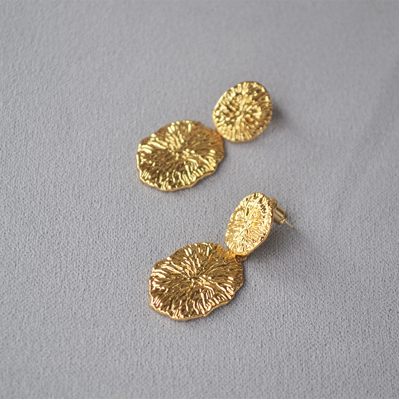 Minimalist Line Floral S925 Silver Studs - Image 4