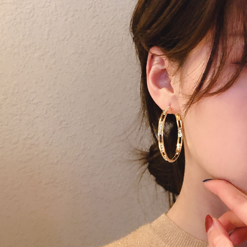 Minimalist Line Geometric S925 Silver Earrings - Image 2