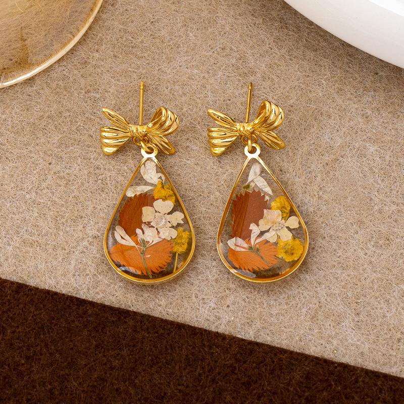 Moonlight Garden Floral Earrings - Image 4