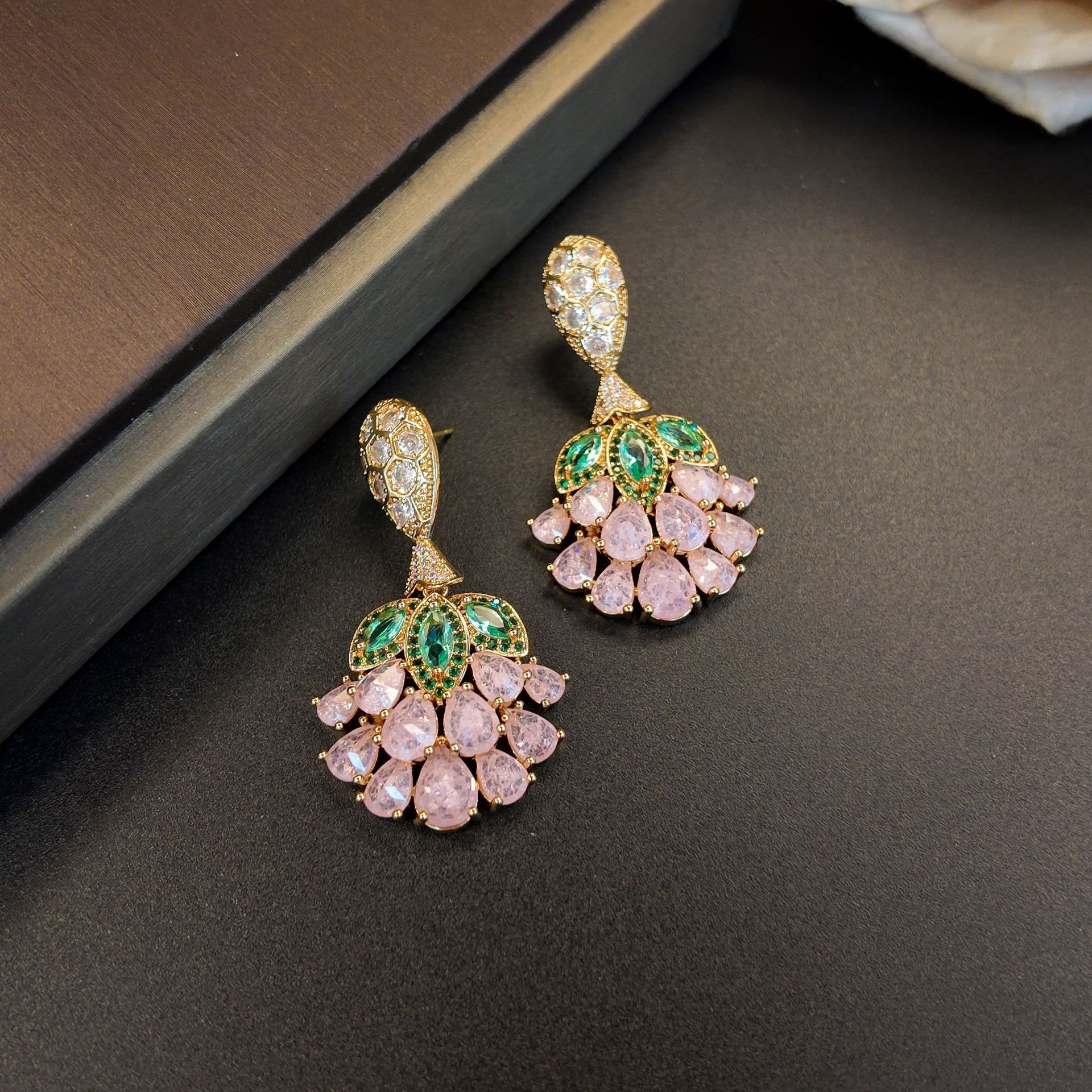 Moonlight Garden Floral Studs - Image 4