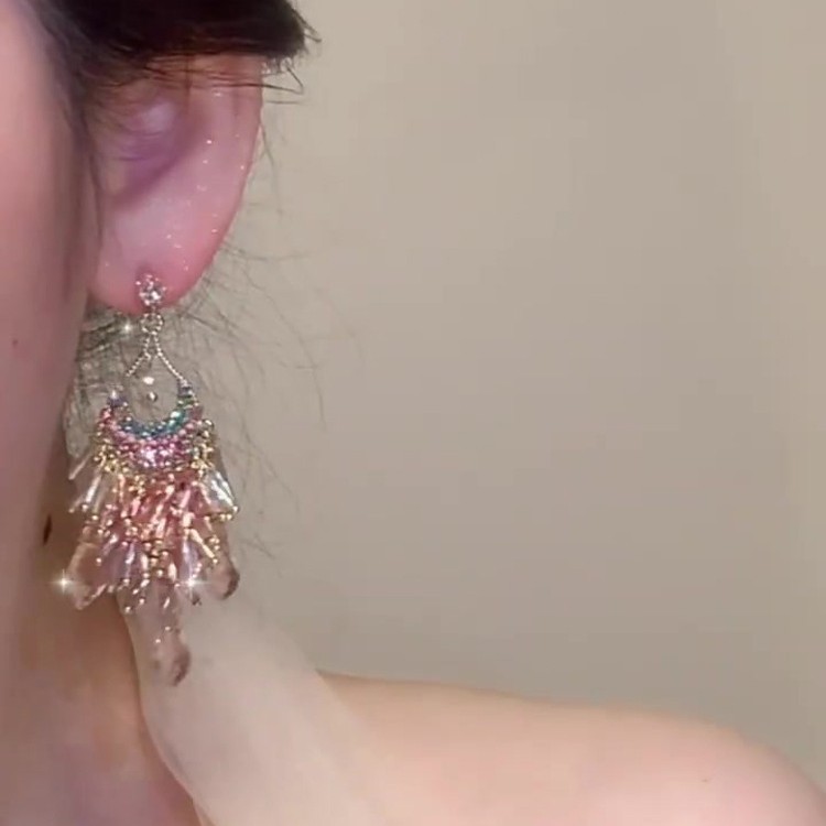 Vintage Charm Tassel Earrings - Image 6