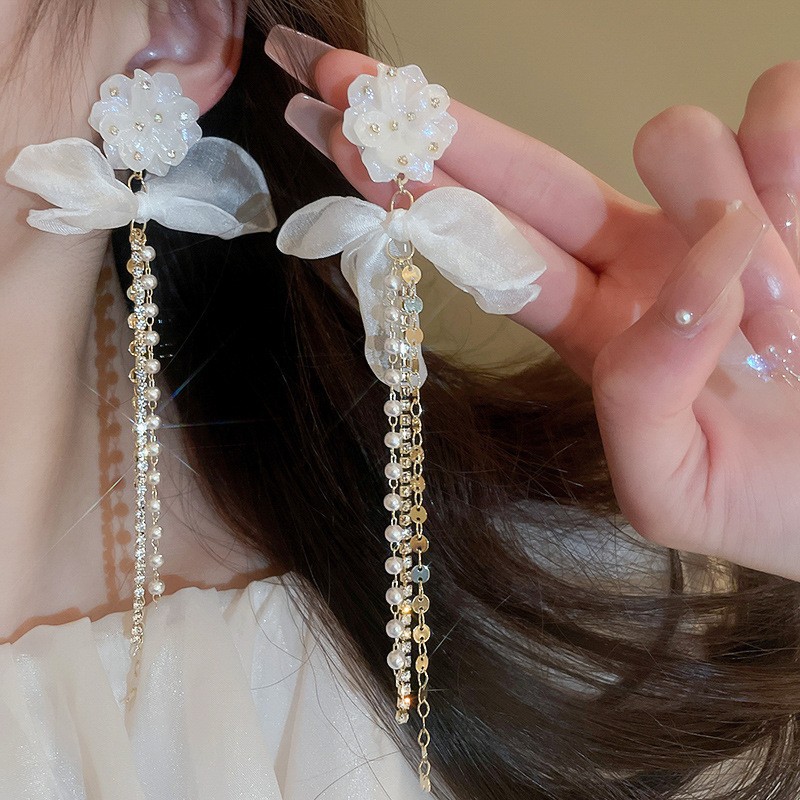 Moonlight Garden Floral Studs - Image 5