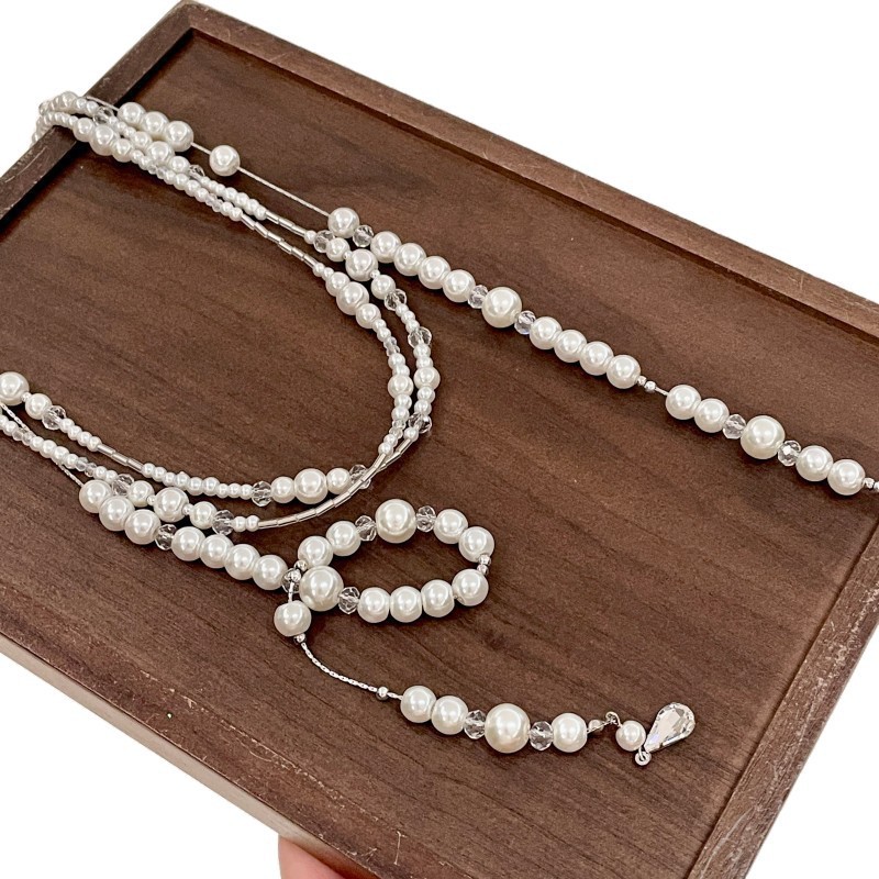 Ocean Whisper Pearl Pearl Necklace - Image 3