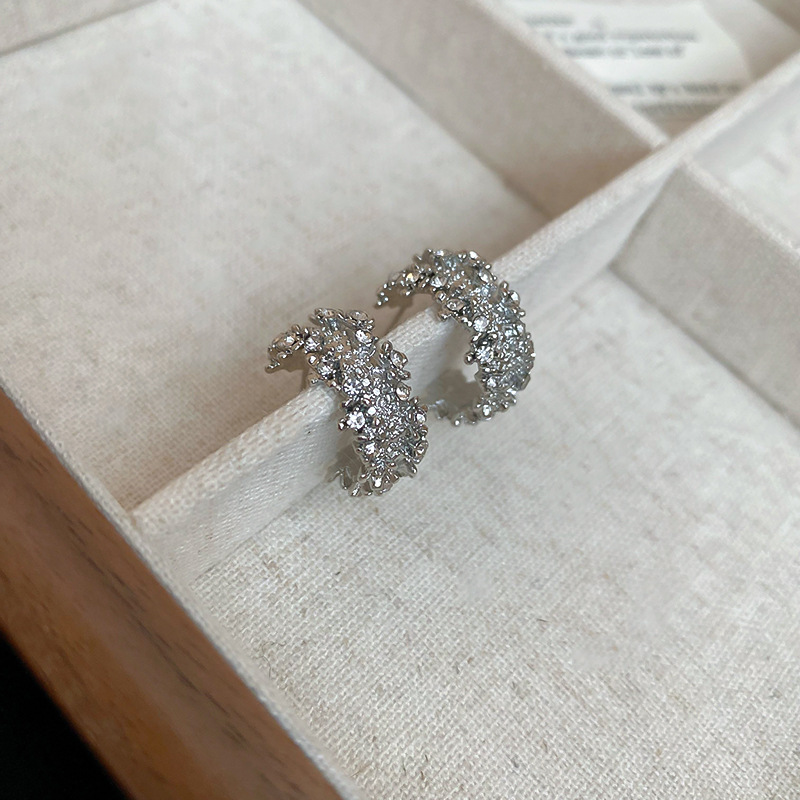 Minimalist Line CZ S925 Silver Studs - Image 4