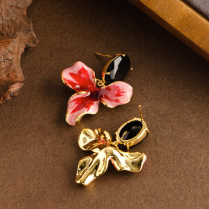 Vintage Charm Floral Studs
