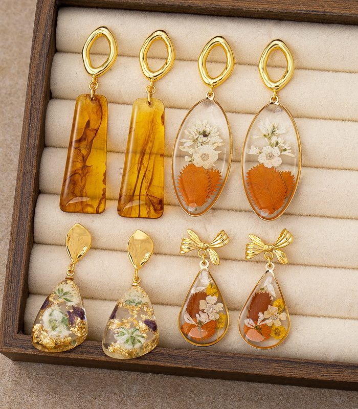 Moonlight Garden Floral Earrings