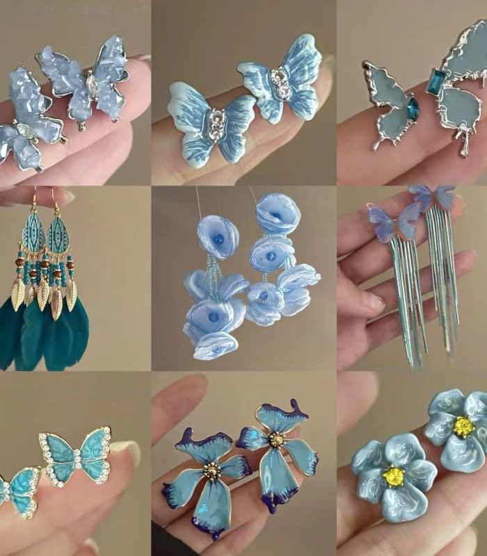 Moonlight Garden Butterfly S925 Silver Studs