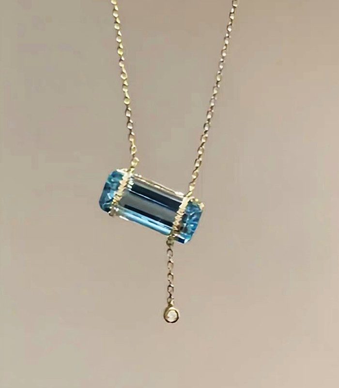 Stellar Glow CZ S925 Silver Necklace