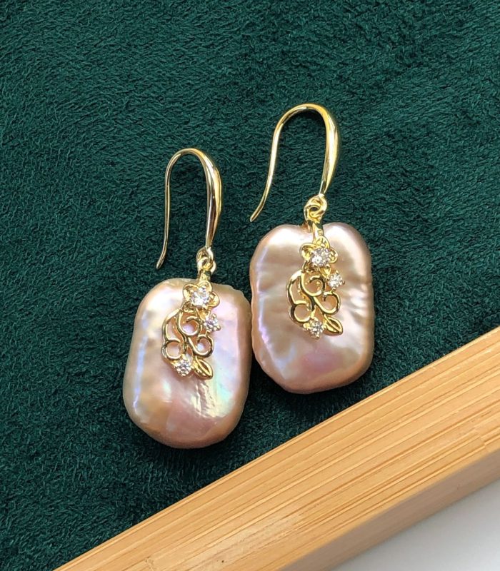 Ocean Whisper Floral S925 Silver Earrings