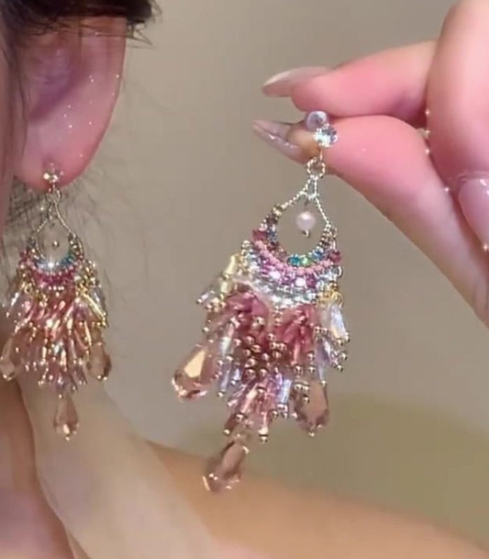 Vintage Charm Tassel Earrings