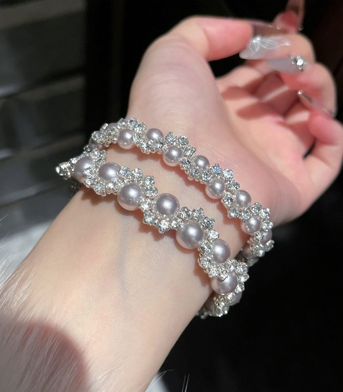 Stellar Glow Pearl Pearl Bracelet