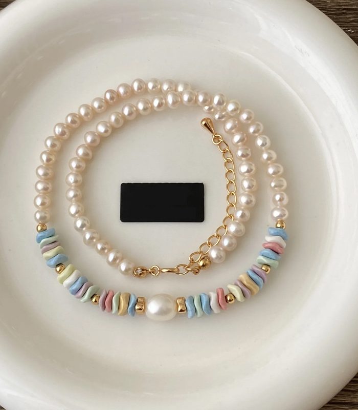 Stellar Glow Pearl Pearl Necklace