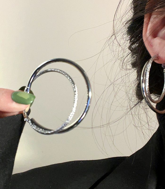 Minimalist Line Geometric S925 Silver Earrings