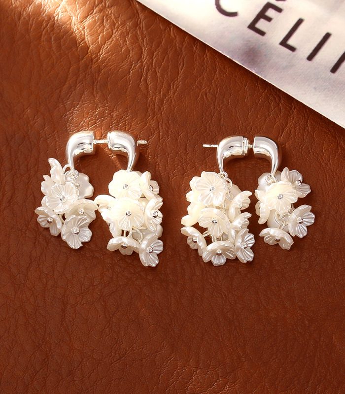 Moonlight Garden Floral Studs