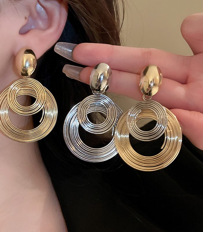 Minimalist Line Geometric S925 Silver Earrings