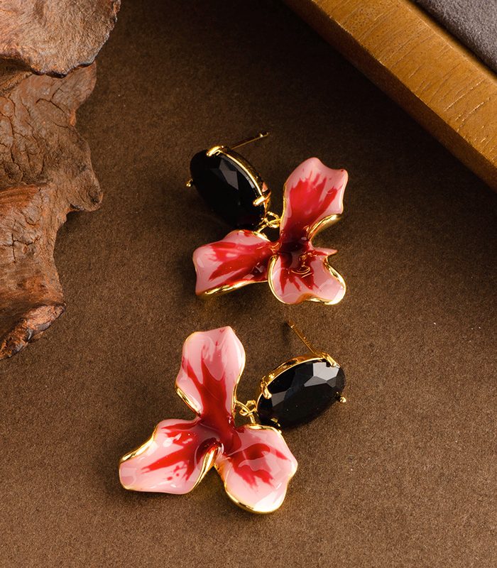 Vintage Charm Floral Studs