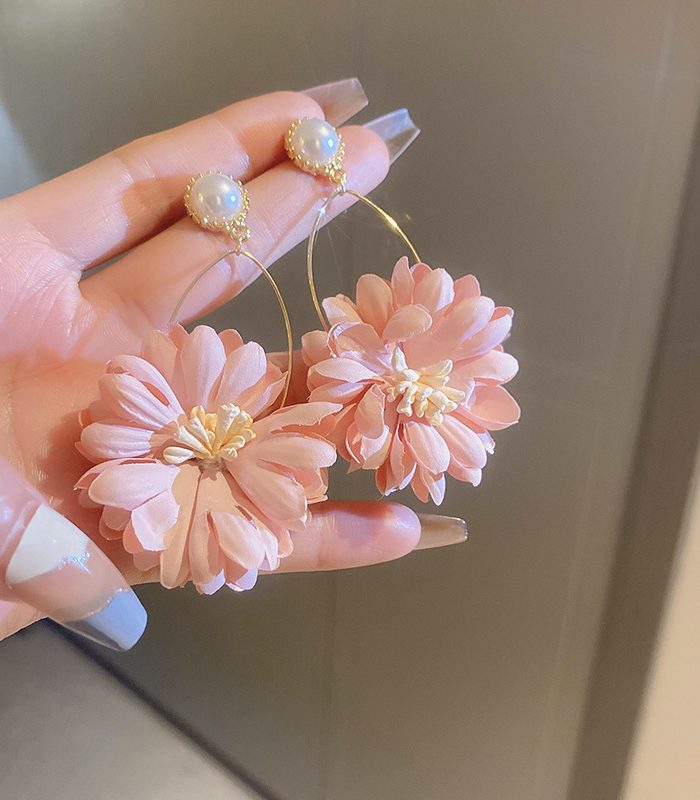 Moonlight Garden Floral Studs